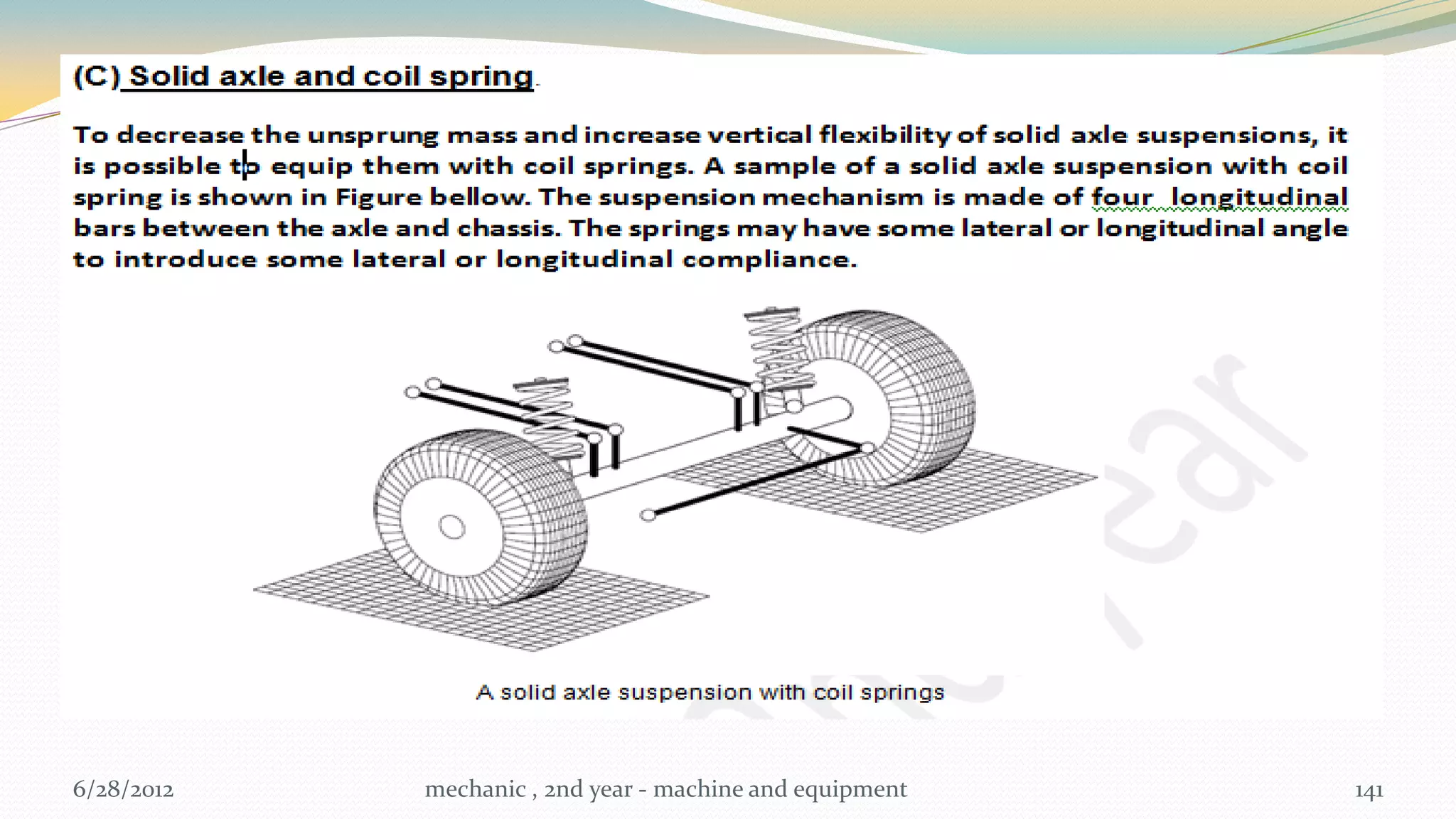 6/28/2012   mechanic , 2nd year - machine and equipment   141
 