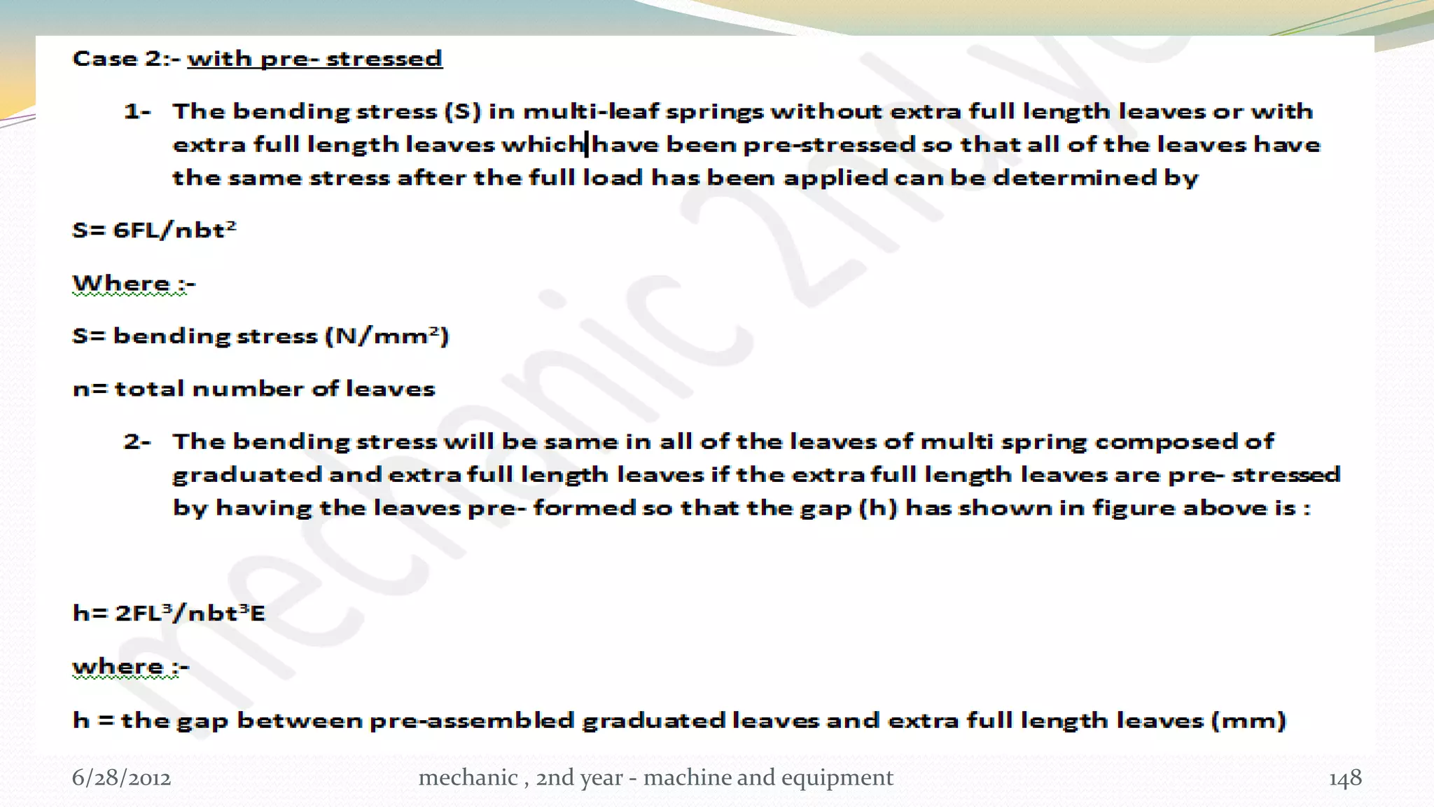 6/28/2012   mechanic , 2nd year - machine and equipment   148
 