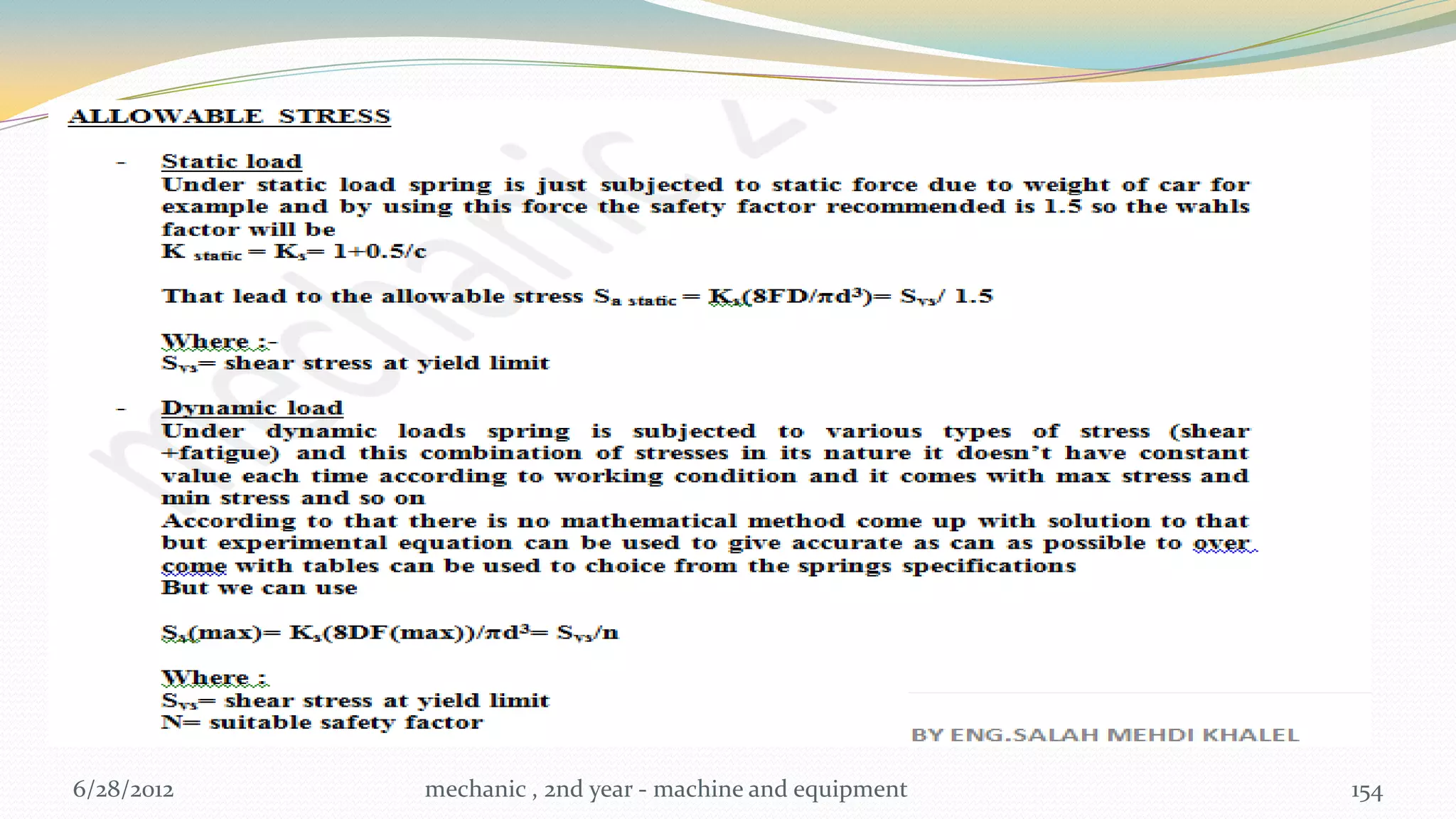6/28/2012   mechanic , 2nd year - machine and equipment   154
 