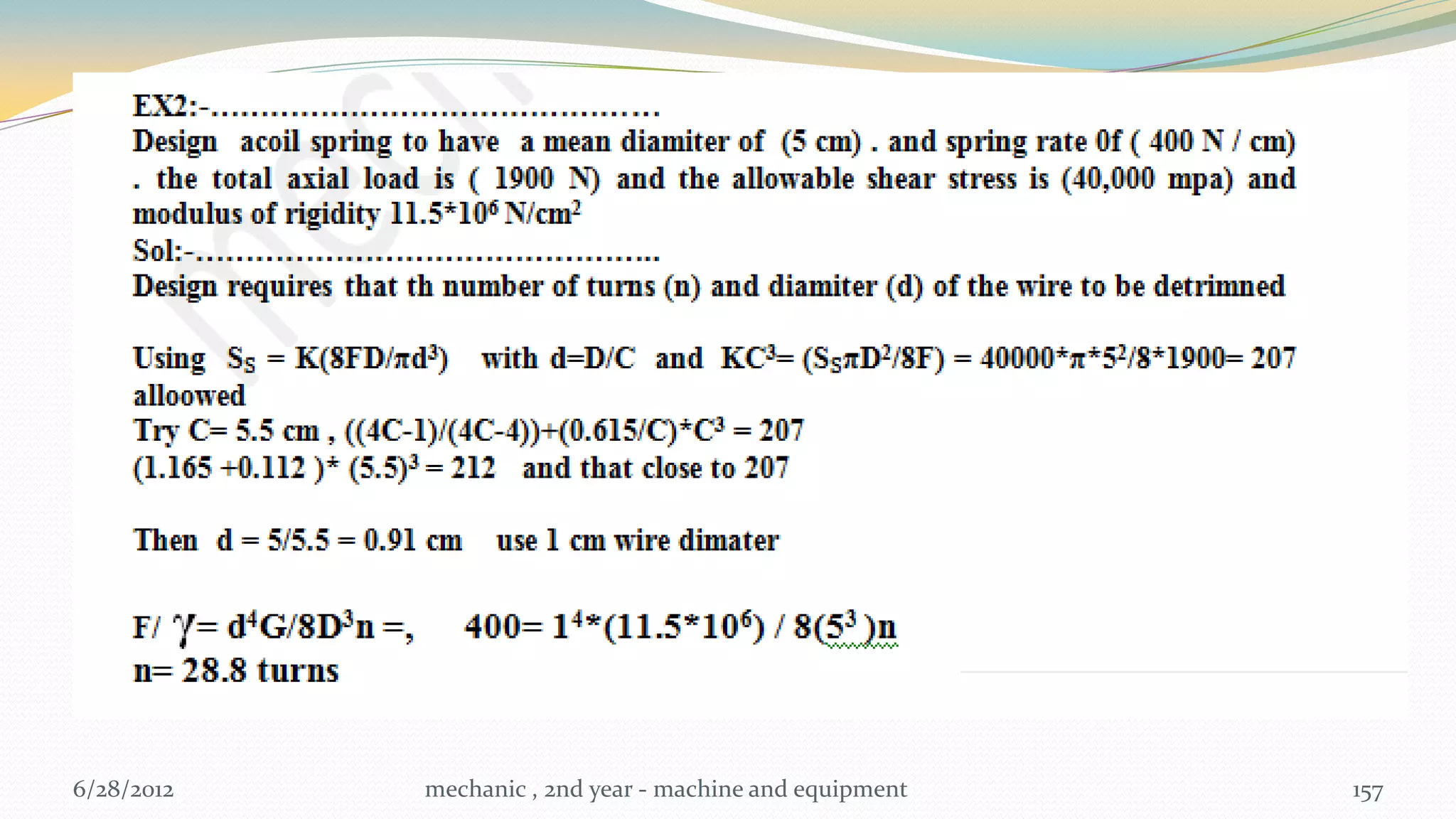 6/28/2012   mechanic , 2nd year - machine and equipment   157
 