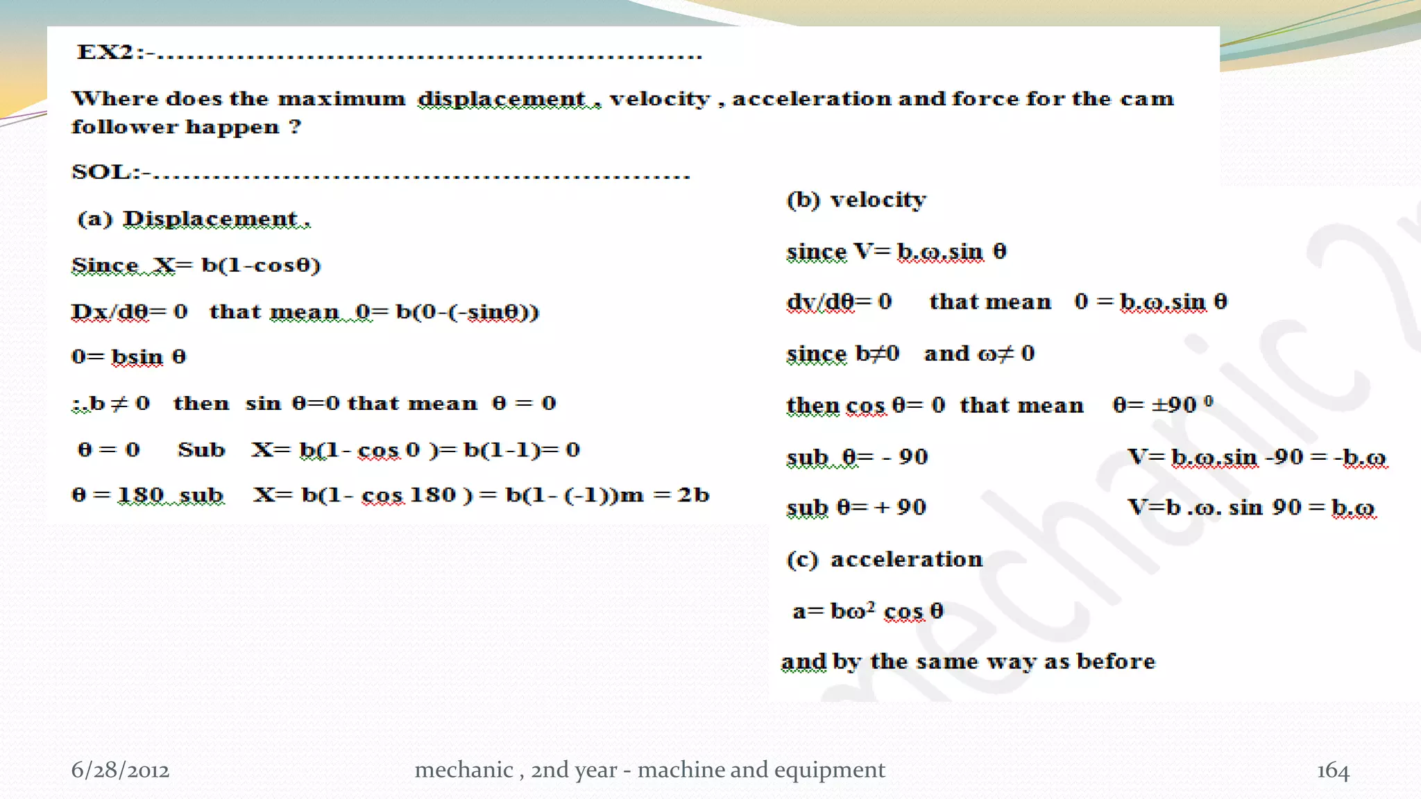 6/28/2012   mechanic , 2nd year - machine and equipment   164
 