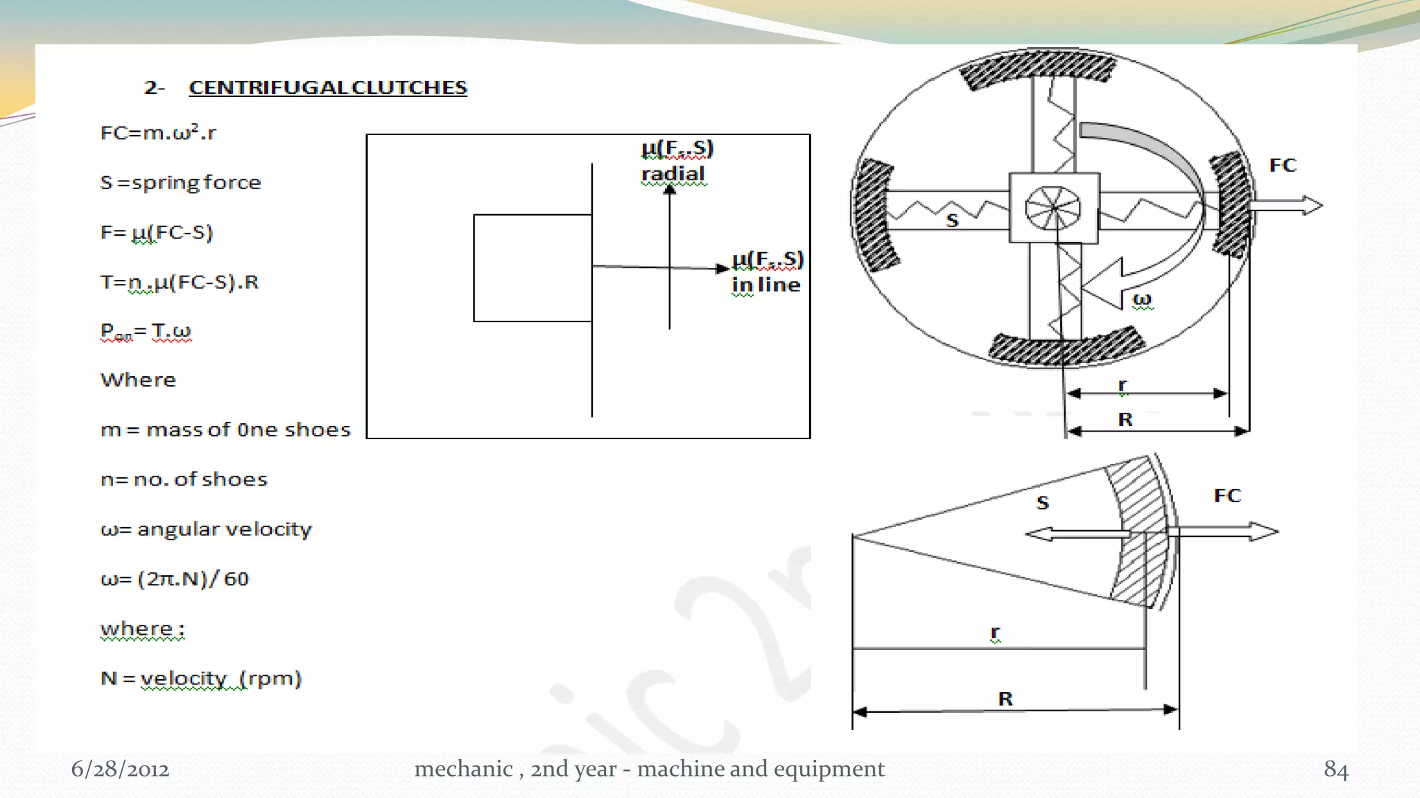 6/28/2012   mechanic , 2nd year - machine and equipment   84
 
