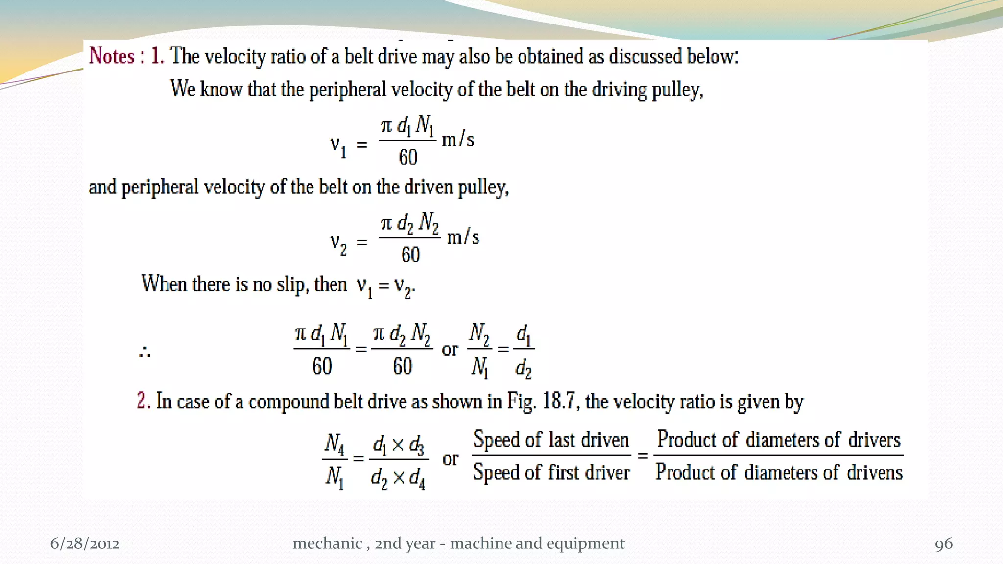 6/28/2012   mechanic , 2nd year - machine and equipment   96
 