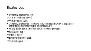 Mechical Explosive Mechanics of blasting | PDF