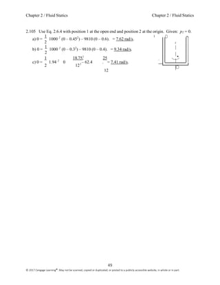 Mechanics of fluids 5th edition potter solutions manual | PDF