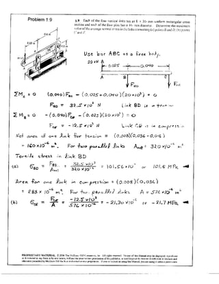Mechanics of materials 4th edition beer johnston solution manual | PDF
