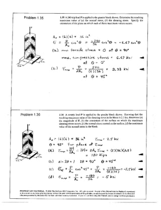 Mechanics of materials 4th edition beer johnston solution manual | PDF