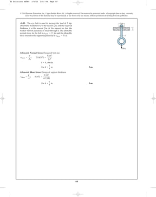 Mechanics Of Materials 8th Edition R C Hibbeler Solution Manual Pdf Mechanics Of Materials 8th Edition R C Hibbeler Solution Manual Pdf