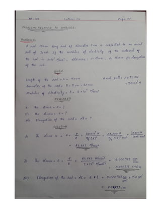 Mechanics of materials lecture 04, Engr. Abdullah Khan