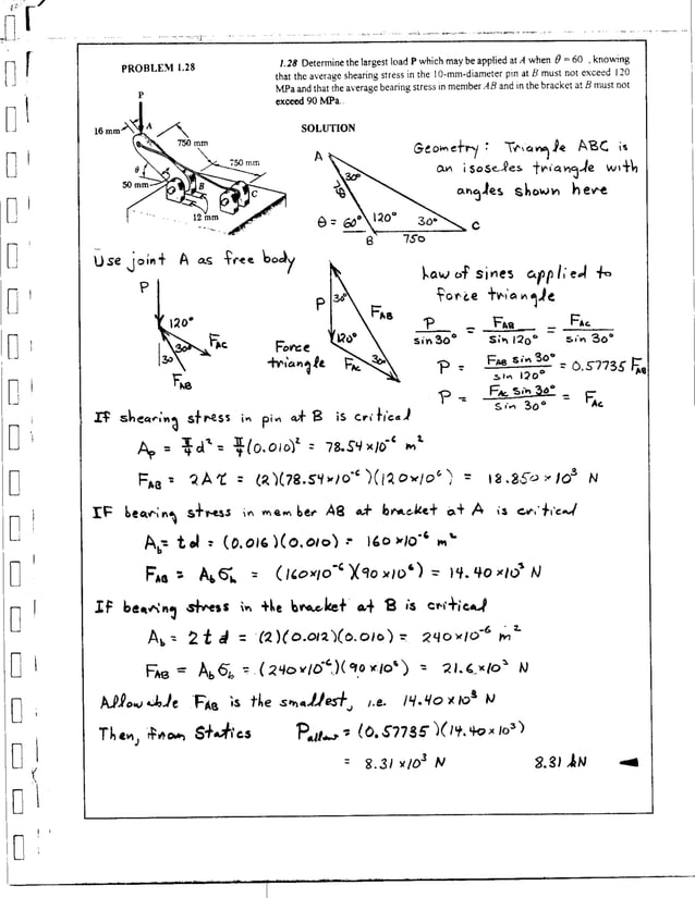 Mechanics Of Materials Solution Manual 3 Rd Ed By Beer Johnston Mechanics Of Materials Solution Manual 3 Rd Ed By Beer Johnston