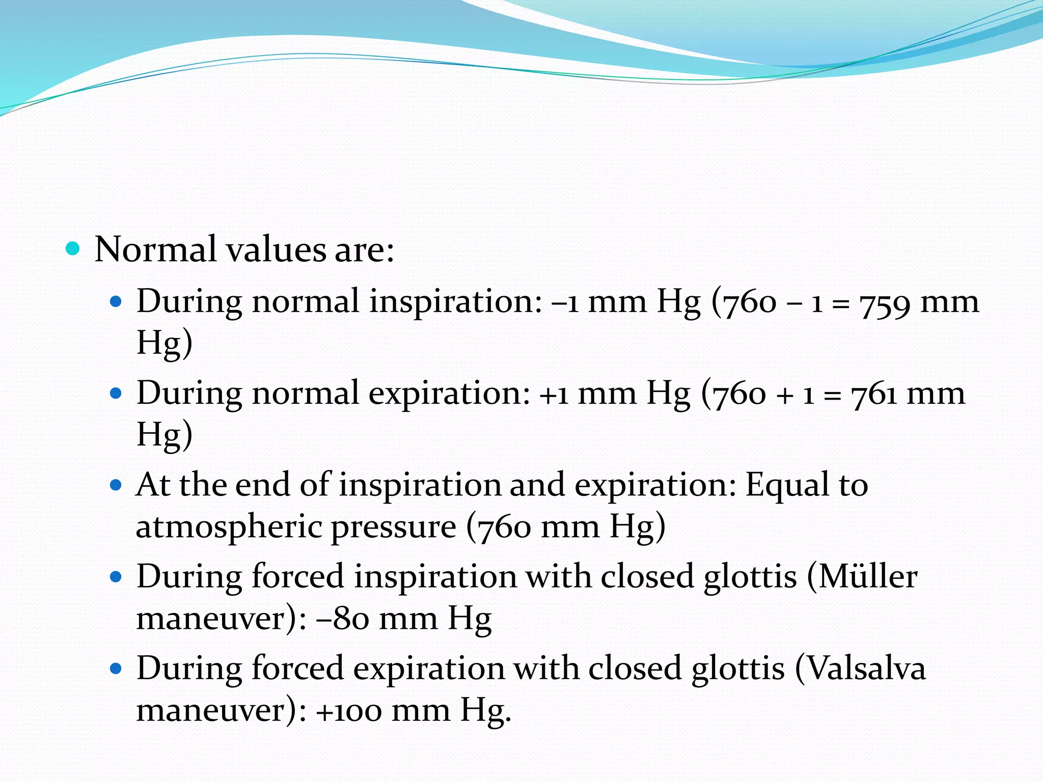 Mechanics of respiration ii | PPTX