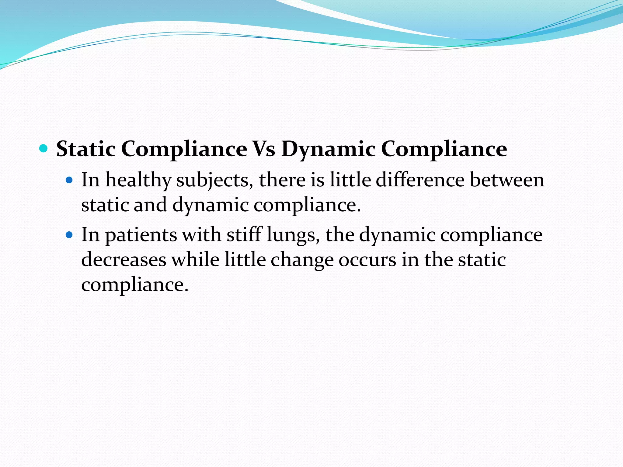 Mechanics of respiration ii | PPTX