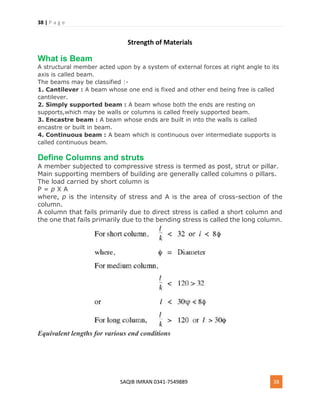 Mechanics of solids pdf | PDF