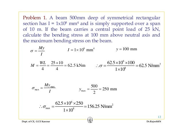 Mechanics Of Structures Module3