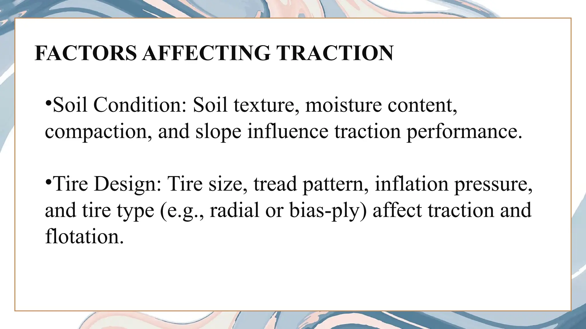 mechanics of tillage and traction woody ring | PPTX