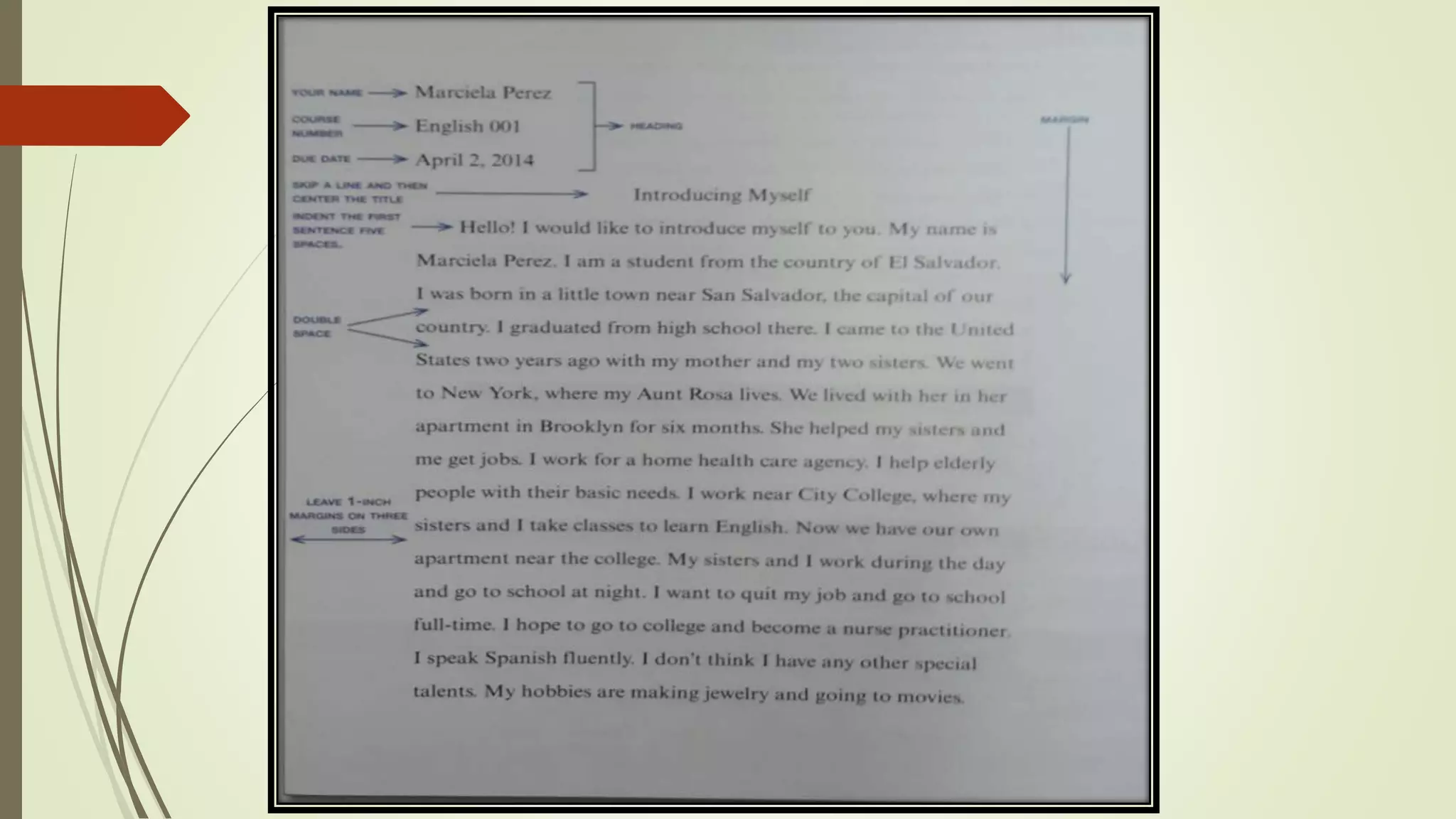 Mechanics of writing | PPTX