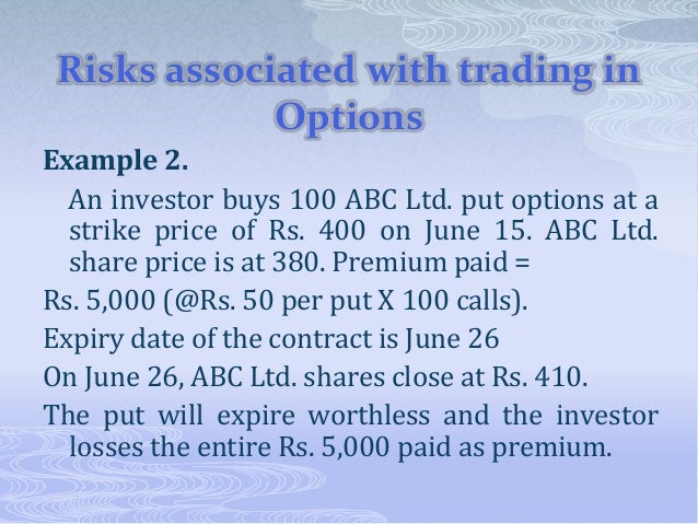 Options trading mechanics