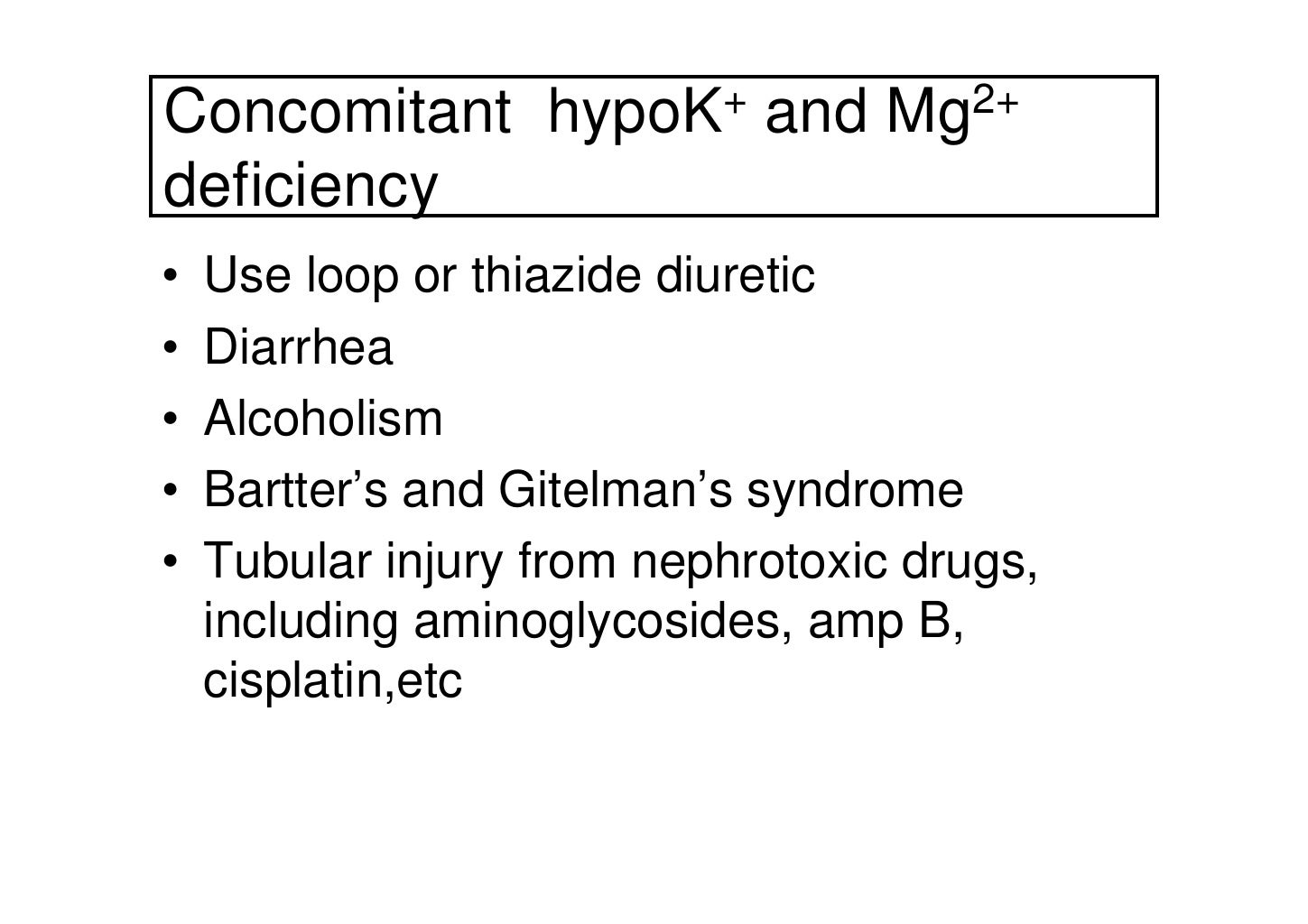 Mechanism Of Hypokalemia In Magnesium Deficiency