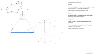 Mechanism Drawing Exercise Mechanism 1 eng | PPSX