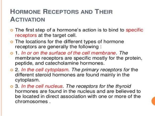Mechanism of action of hormones | PPT