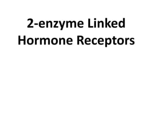 Mechanism of action of hormones