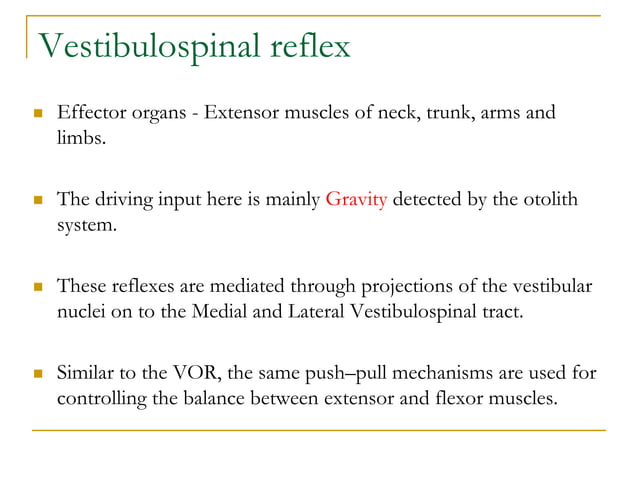 Balance Function Mechanism of balance & vestibular function test Dr Utkal Mishra | PPSX ...