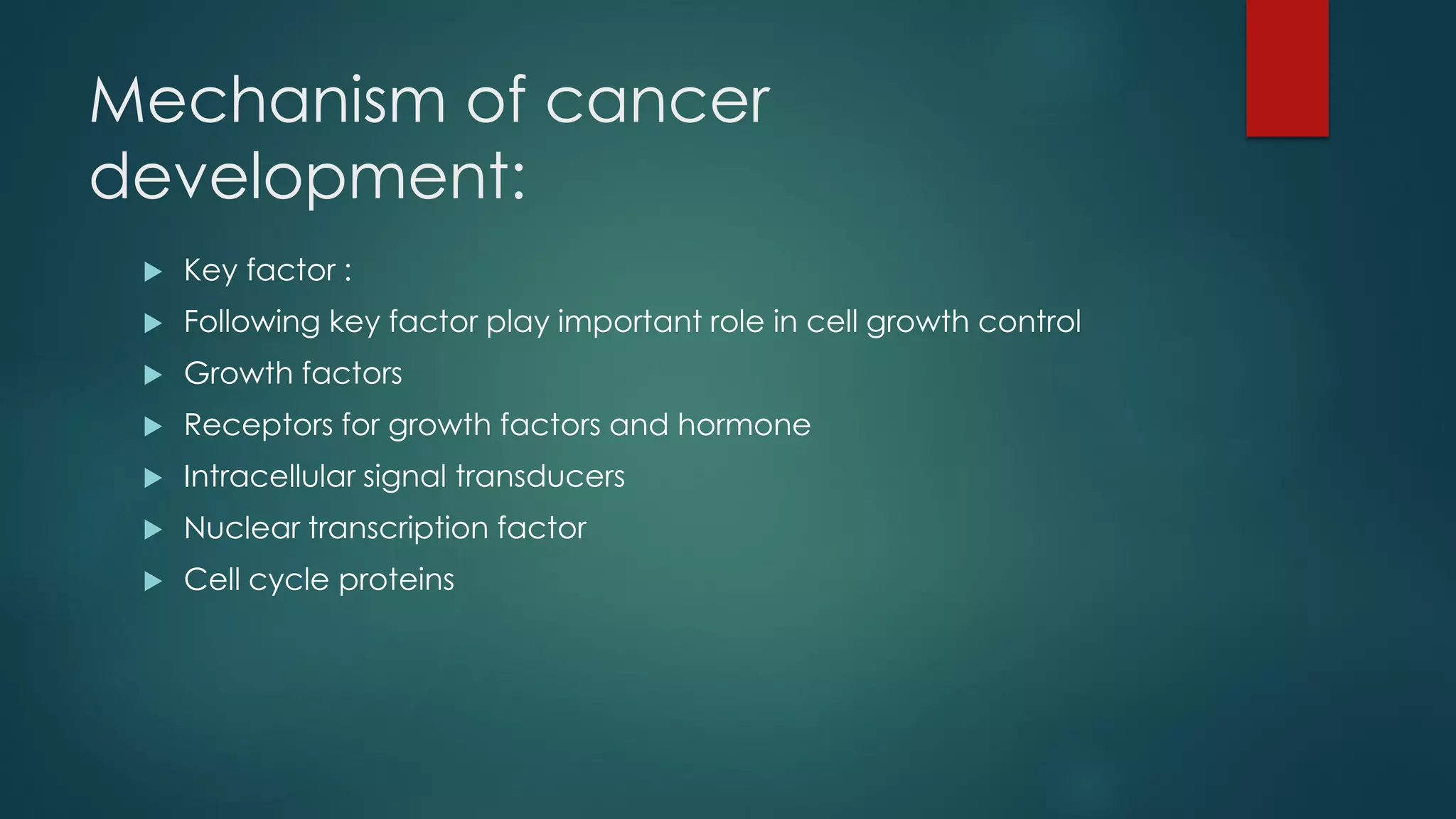Mechanism of cancer development pdf | PDF