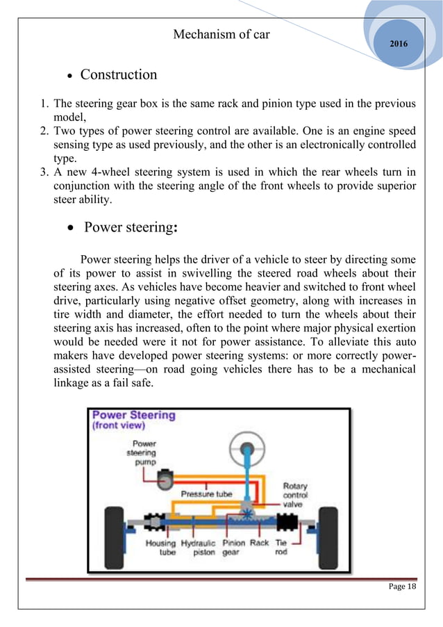 Mechanism of car | PDF | Chemistry | Science