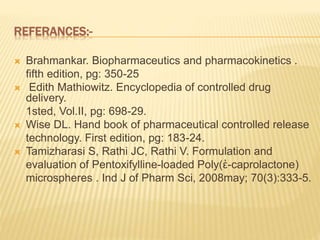 Mechanism of drug release by pd | PPTX