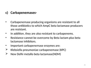 mechanism of Antibiotic resistance . | PPTX