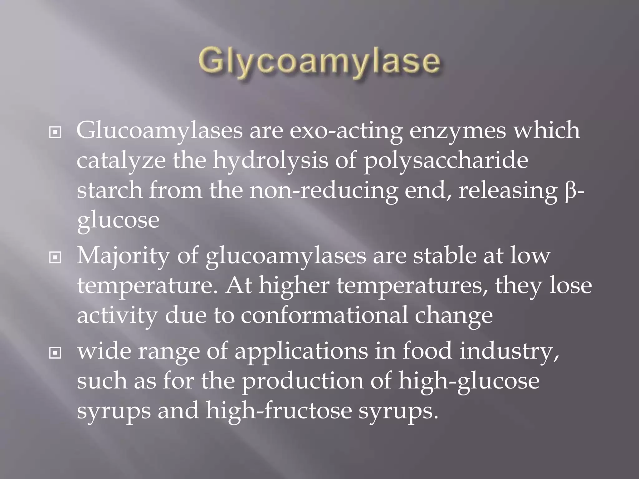 Mechanism of enzyme and function in food processing | PPTX