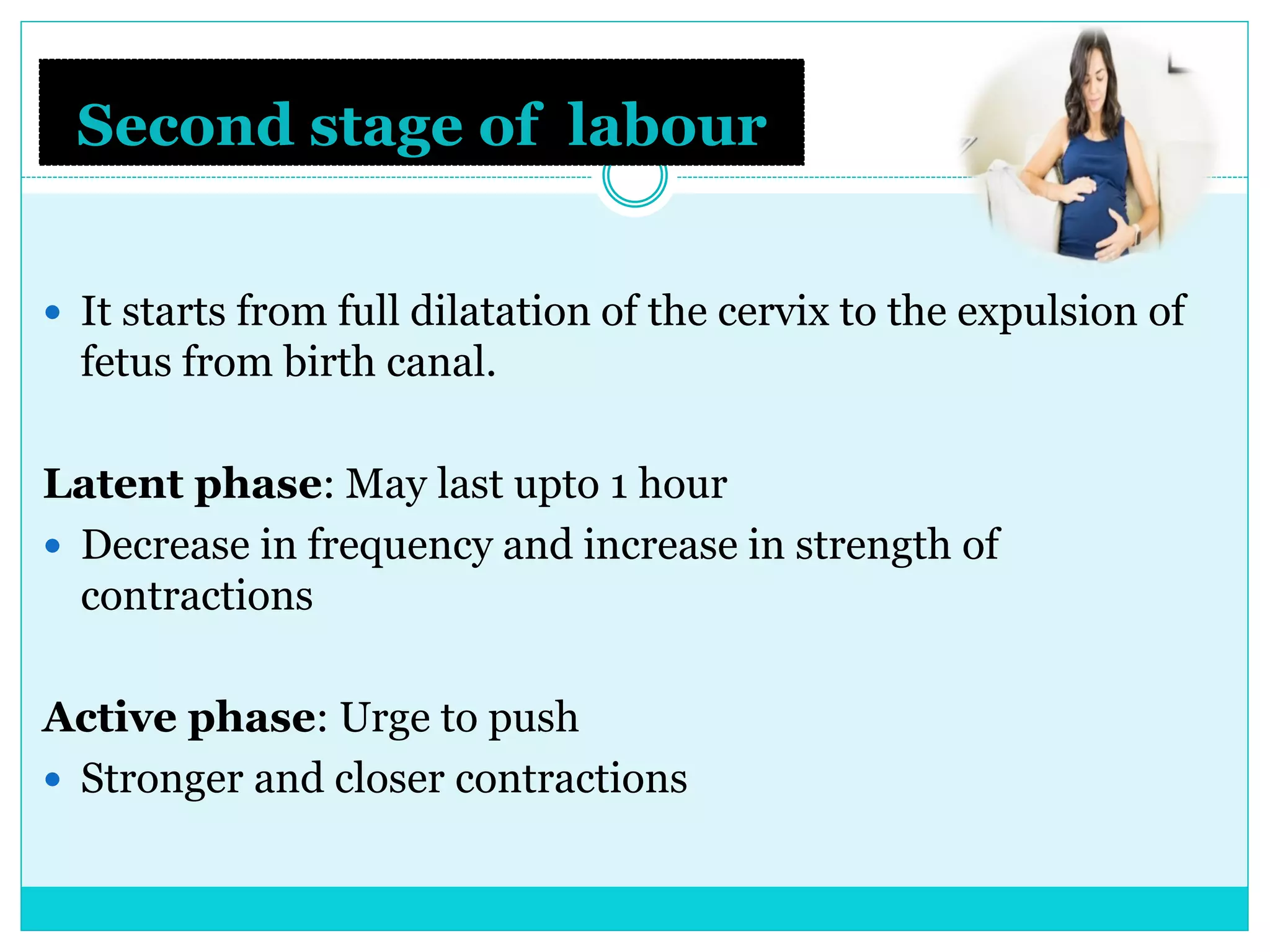Mechanism of labour and stages of labour pdf