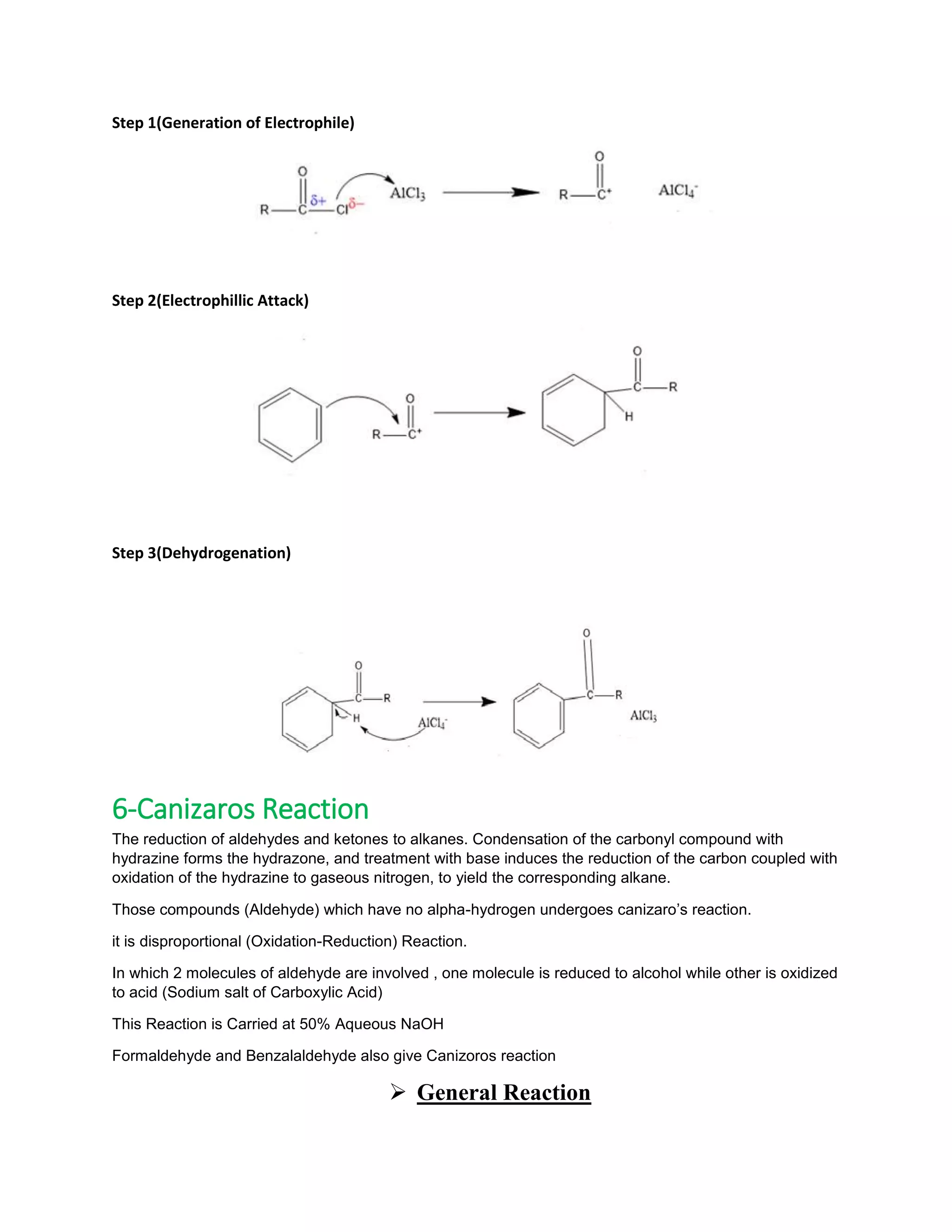 Most Important Reactions Mechanism of Organic Chemistry | PDF