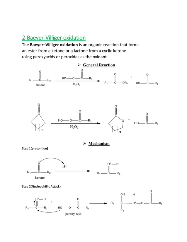 Most Important Reactions Mechanism of Organic Chemistry | PDF