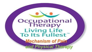 Mechanism of Pain
and Physical Therapy
 