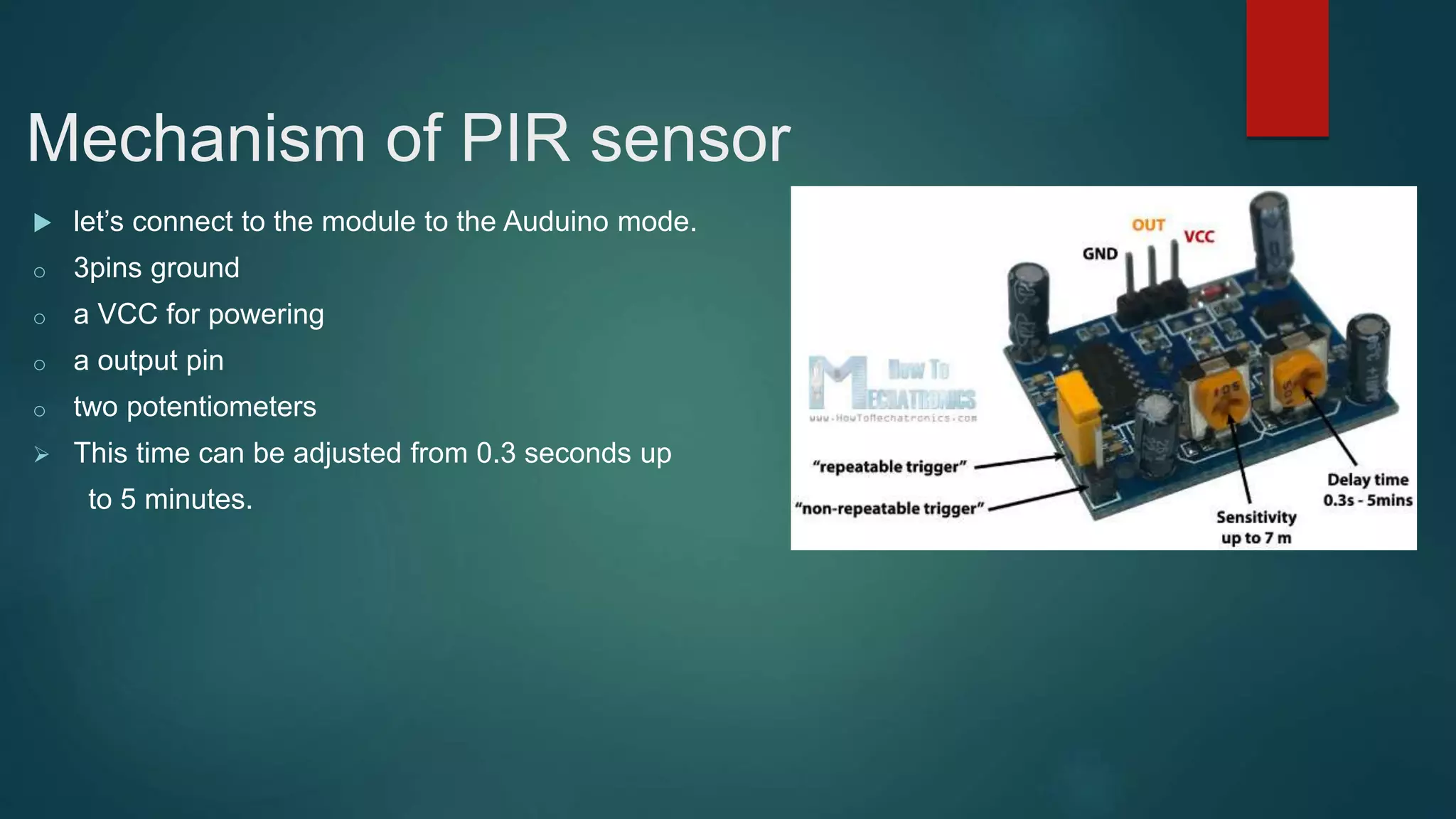 Mechanism of PIR sensor | PPTX | Internet of Things | Internet