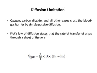 O2 Diffusion Limitation Comprehensive Mechanisms of Respiratory Failure: Pathophysiology and ...