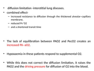 O2 Diffusion Limitation Comprehensive Mechanisms of Respiratory Failure: Pathophysiology and ...