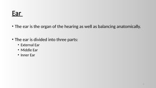 MECHANISM OF SOUND RECEPTION AND HEARING.pptx