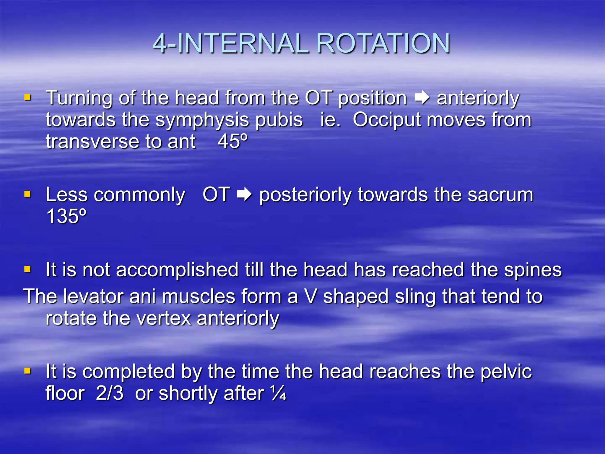Ant Innominate Rotation MECHANISMOF THE NORMAL AND ABNORMAL LABOUR.ppt