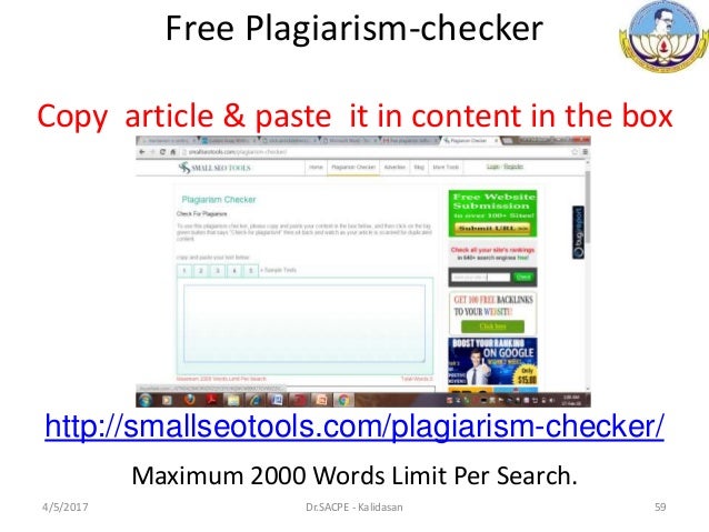 Phd thesis plagiarism checker