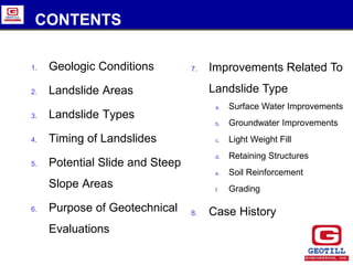 Mechanisms and mitigation of highway landslide collapse in indiana by ...