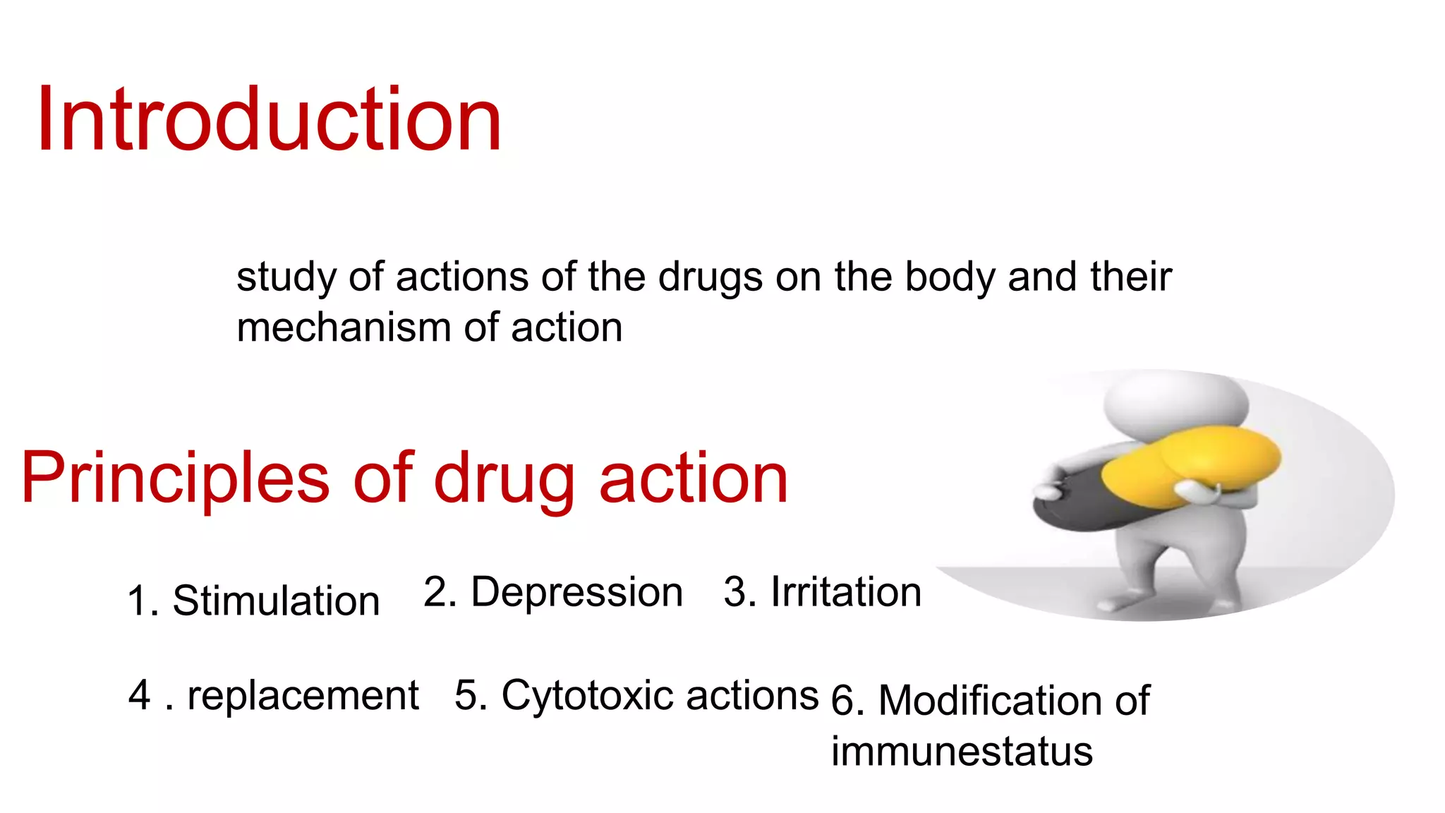 mechanisms of drug action | PPT