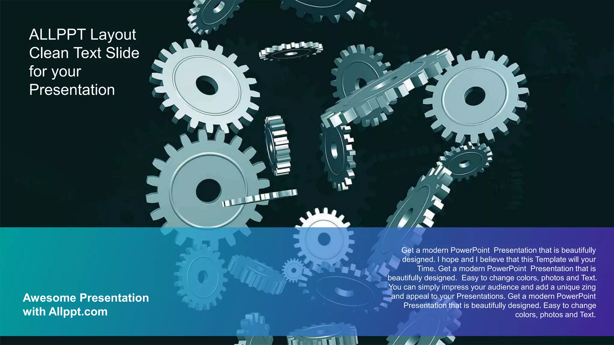 Mechanism System Gear PowerPoint Templates.pptx | Desktop Publishing ...