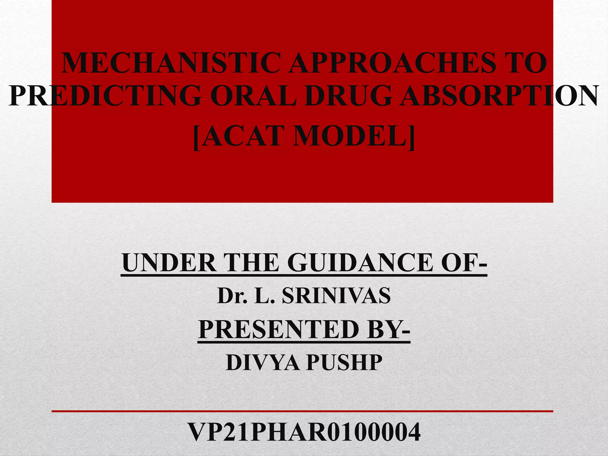 MECHANISTIC - ACAT.pptx