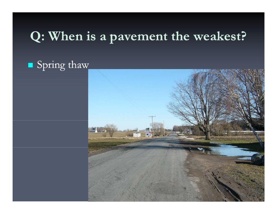 Mechanistic Empirical Pavement Design