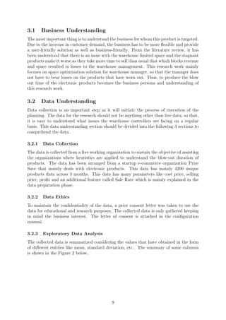 Thesis - Mechanizing optimization of warehouses by implementation of ...