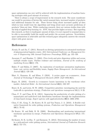 Thesis - Mechanizing optimization of warehouses by implementation of ...