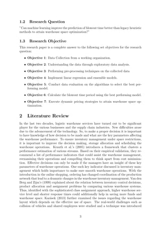 Thesis - Mechanizing optimization of warehouses by implementation of ...