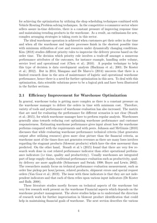 Thesis - Mechanizing optimization of warehouses by implementation of ...
